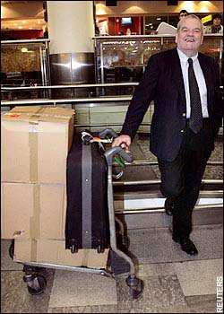 arrival at Heathrow