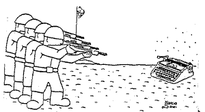 typewriter firing squad