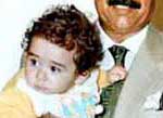 Saddam Hussein and grandson Moustapha