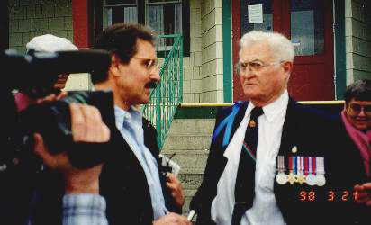 Collins interviewed by CBC team